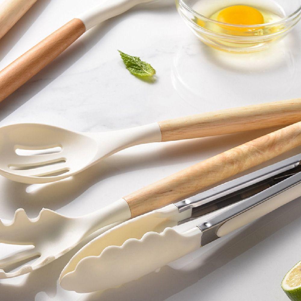 12/14Pcs/Set Eco-Friendly Silicone Kitchenware Set Non-Stick Cookware Set Cuisine Preparation