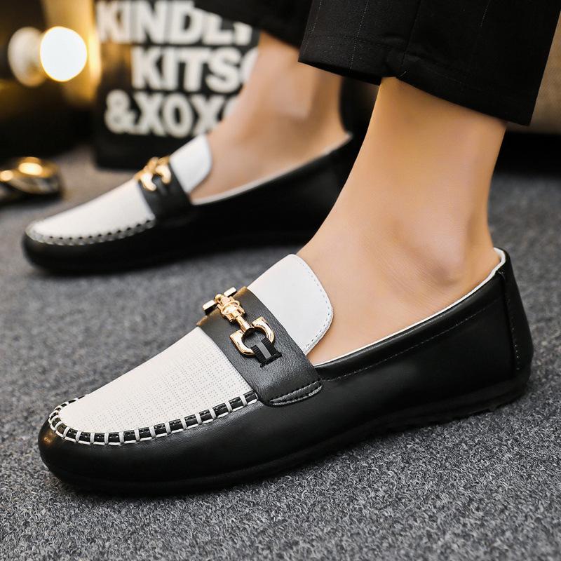 Erkek Yazlık Nefes Alabilen Yumuşak Taban Slip-On Mokasenler - Trend ve Çok Yönlü Sürüş Ayakkabıları