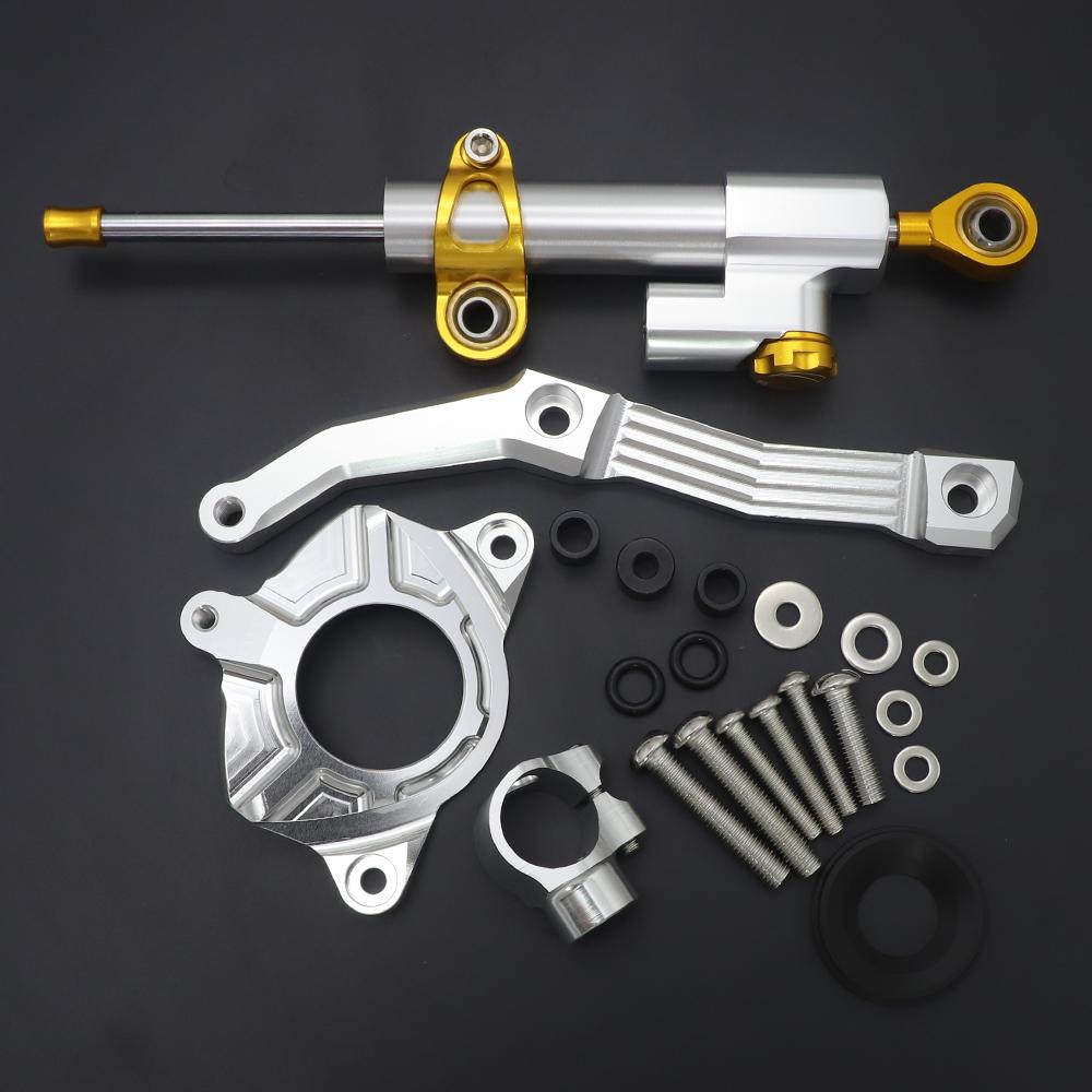 KAWASAKI Z1000 Z 1000 2010 2011 2012 2013 10 11 12 13 İçin Motosiklet Gidon Amortisörü Stabilizatörü ve Braketi