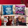 B-Britney S-Spears Office Cushion Pillowcase Car Cushion Cover45X45CM Lumbar Pillowcase Sofa Pillowcover