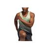 adidas Gradient Striped Logo Tank Top Men Tops Carbon-Black HK5635