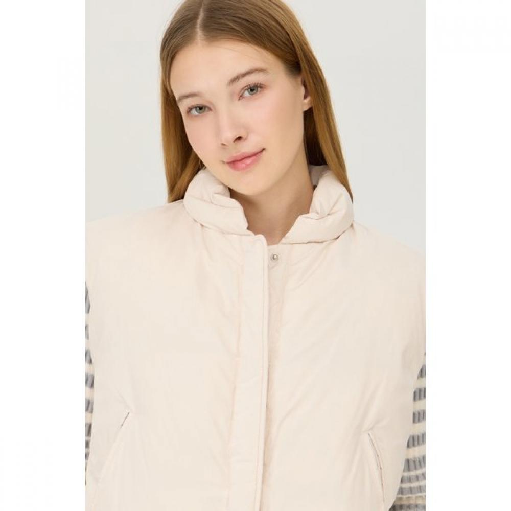 Benetton Duck Down Padding Vest With Gap Slit Bapdg5461