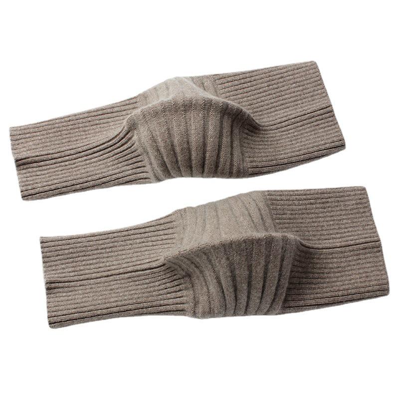 Thickened Cashmere Leg Warmers for Women - Extra Long, Warm, Soft Knit Knee Pads