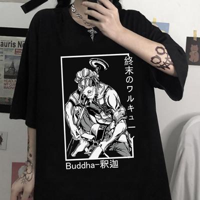Anime Record of Ragnarok Cool Hombres/Mujeres Camiseta Verano Manga Corta Camiseta Regalo Hip Hop Unisex