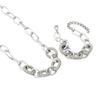 European and American New Fashion Bracelet Necklace Simple Design Versatile Temperament Micro-set Diamond Dubai Necklace Bracelet