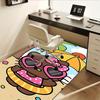 Office Rug Beach, Hello Kitty Anti-Slip Rug, Machine Washable for Living Room, Bedroom, Office, Multiple Sizes, Bedroom Mat, Decorative Mat, Durable M