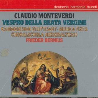 

CD BERNIUS - Monteverdi Vespro Della Beata Vergi B25D3602930 BMG Japan Classical Used