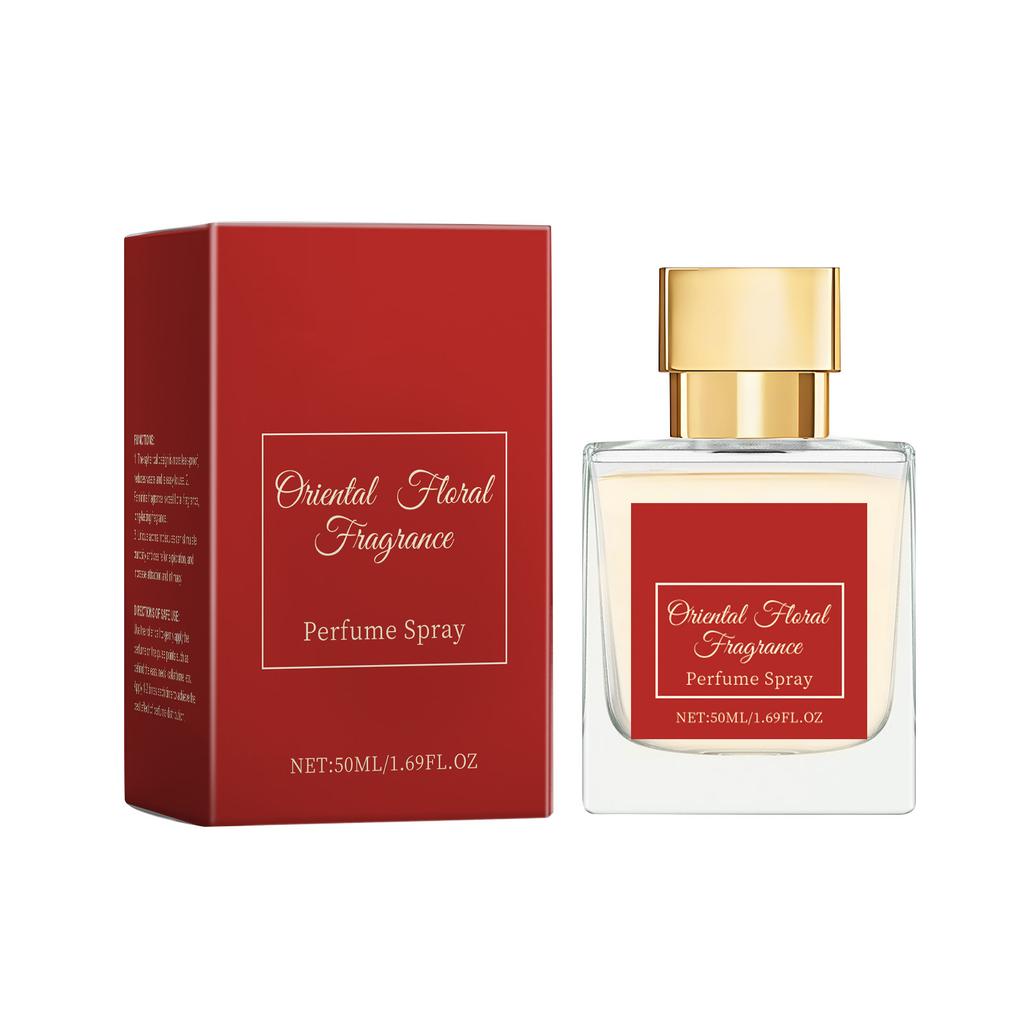 Oriental Floral Perfume SprayUnisex Perfume For Women And MenEau ParfumLuxurious Floral Scent Saffron Jasmine Amber Fir Cedar Long-lasting50ml