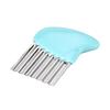 Stainless Steel Wavy Potato Cutter Crinkle French Fry Slicer Vegetable Chopper Wave Cutting for Potato Chips Carrot 3
