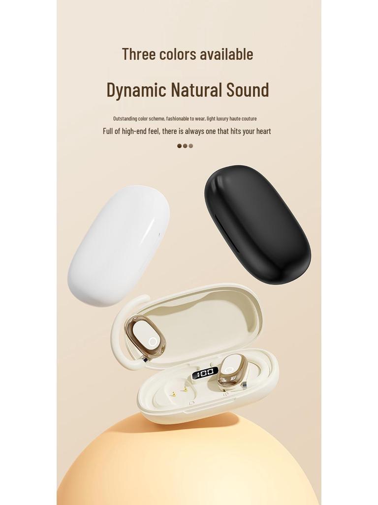 Cross-border Hot Selling Open-ear Wireless Bluetooth Earbuds with Ultra-long Battery Life for Gaming, Sports, and HD Calls