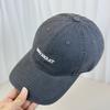 Fashion Hat big head circumference new four-season women's baseball cap enlarged white American style old versatile soft top embroidery casual