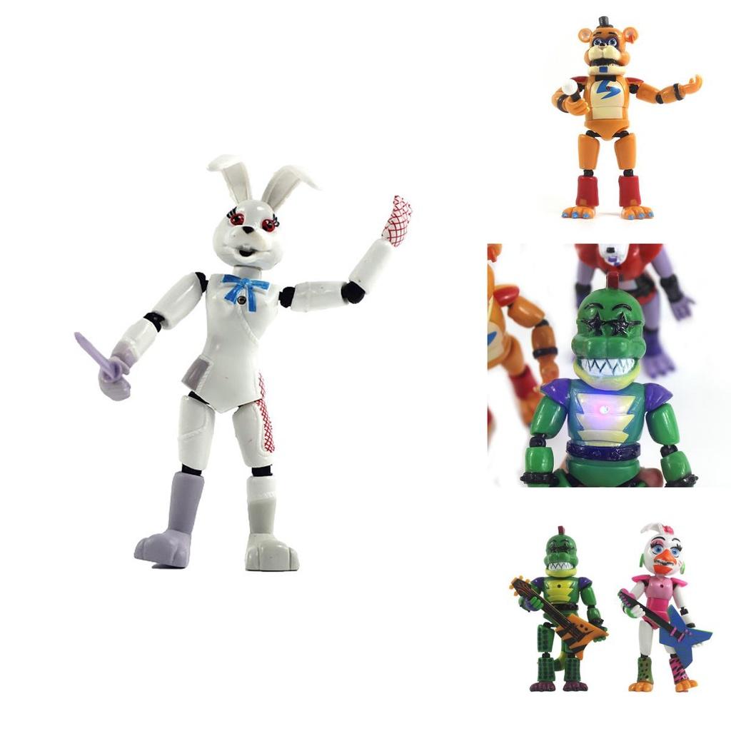 Five Nights At Freddy's Security Breach 5pcs Light-up Action Figures For Kids' Playtime