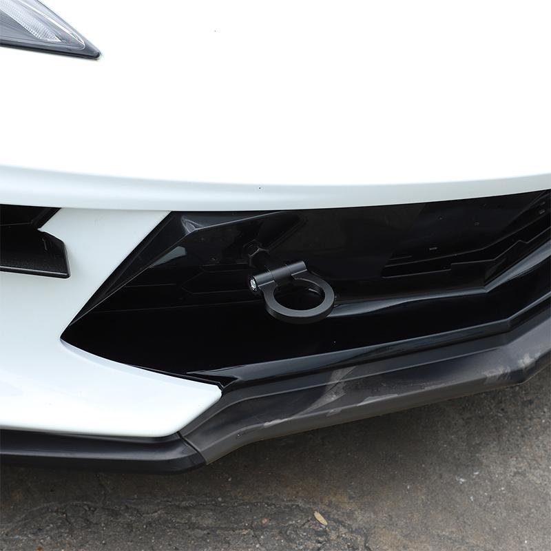 Pour Chevy Corvette C7 Z06 2014-2019 Style Voiture Crochets de Remorquage de Course Barres de Remorquage Avant Arrière Aluminium Billet Rouge Noir Bleu