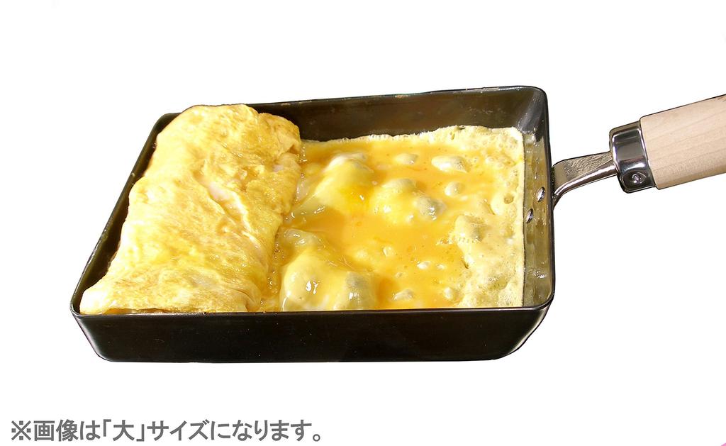 River Light Goku JAPAN Iron Tamagoyaki Frying Pan, Small, Iron Nitride Finish, Induction Compatible, Rust Resistant, Made in Japan, J1613