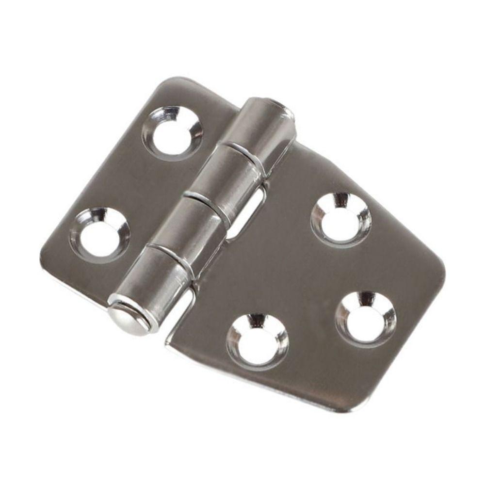2pcs Stainless Steel Boat Hinge 280 Degree Rotation Short Side Door Hinge  Wooden Box