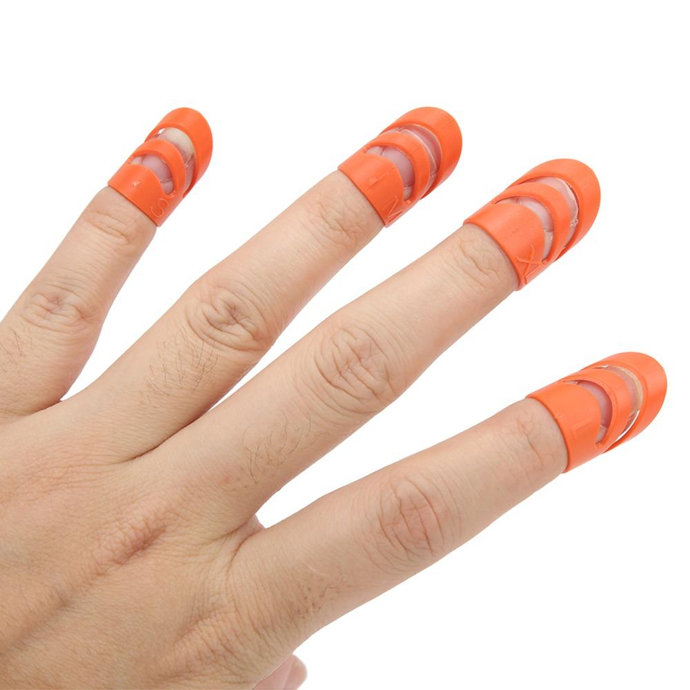 8PCS Multiple Sizes Fingertip Protector Adjustable Instrument Accessory Set  Stringed Instrument