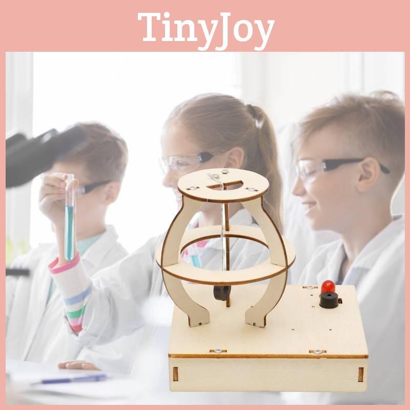 Wooden Diy Earthquake Alarm Model Kids Maker Hands-on Stem Educational Toy