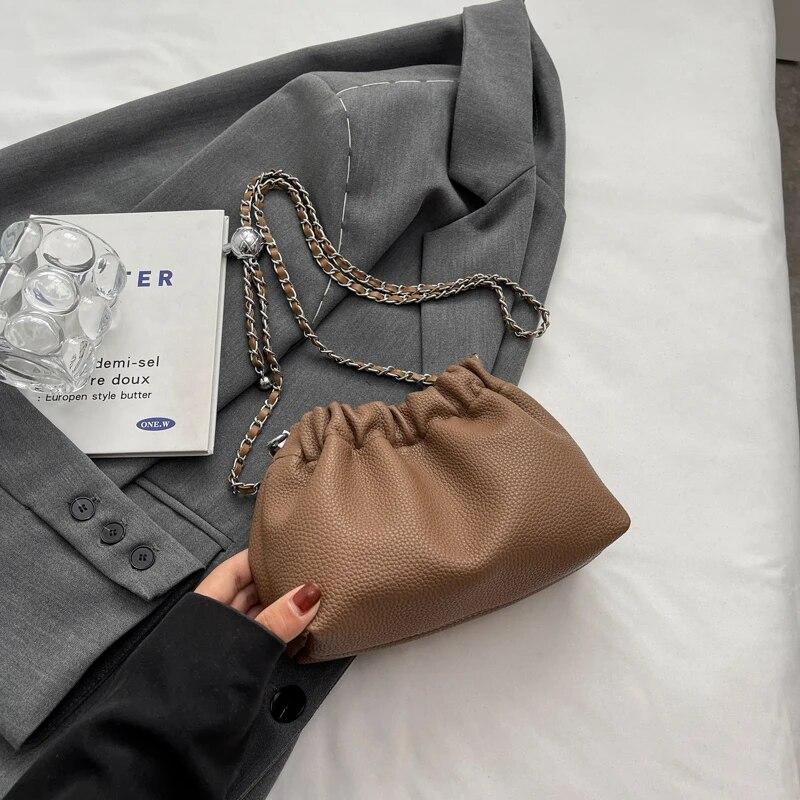 Small PU Leather Design Crossbody Bags for Women 2024 New Fashion Brand Shoulder Bag Female Handbags and Purses CLE