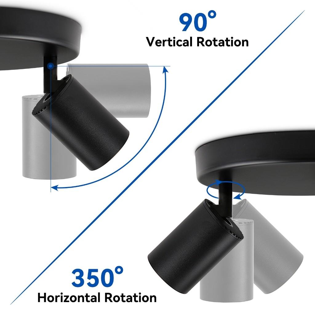 Household Minimalism LED Ceiling Lights Indoor Lighting Track Rail Lamp Replaceable Bulb Ceiling Spotlight