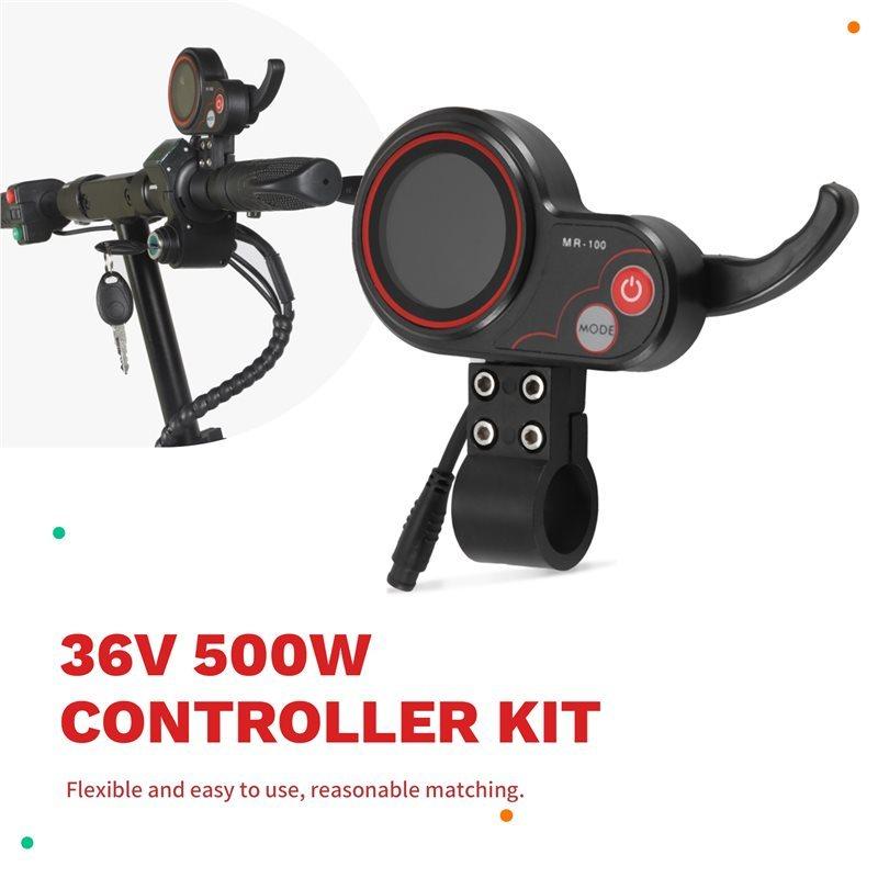 NEU HEISS Auf Lager - 36V 500W Controller + MR-100 LCD Display Armaturenbrett Anzeige für KUGOO Elektroroller Kit