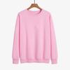 Women's 2023 Autumn/Winter Loose Fit Plus Velvet Round Neck Solid Color Hoodie