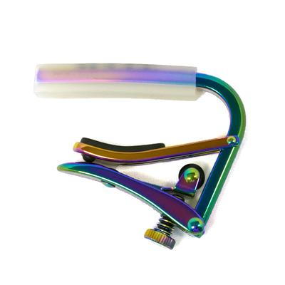 SHUBB Capodastre de guitare Modèle distributeur agréé japonais Paua Paua Perle Manchon transparent pour cordes acier C1p/C