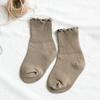 Herfst Baby Meisjes Jongens Effen Witte Zachte Katoenen Sokken Peuters Kinderen Ruche Prinses Kousen voor 1-10Y Pasgeboren Kinderen Baby