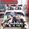 3pcs Duvet Cover Set (1*Duvet Cover + 2*Pillowcase, Without Core), Custom Name Final Fantasy Pattern Bedding Set, Home Bedroom Decor Gift