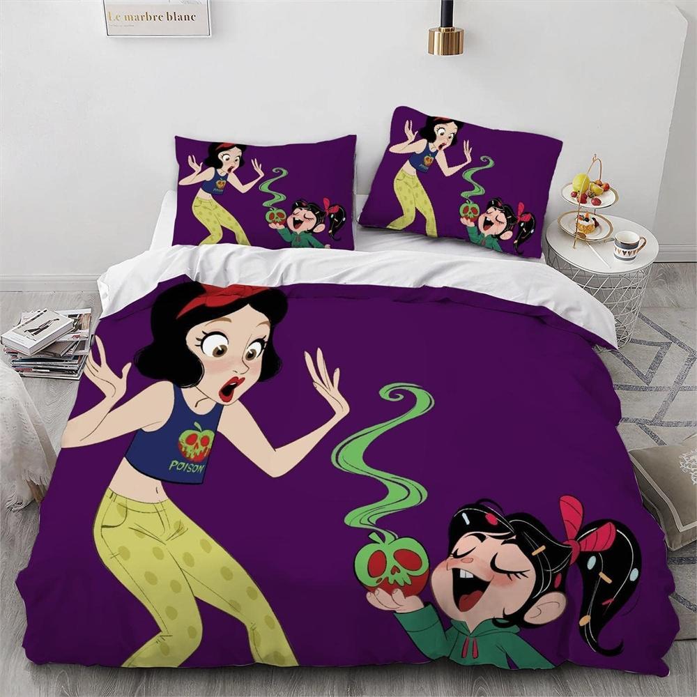 Wreck-It Ralph Bedding Set 3D Printing Duvet Cover Anime Bedding Sets With Pillowcase