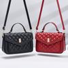 IELGY Fashion One-Shoulder Messenger Bag Diamond Portable Korean Casual One-Shoulder Messenger
