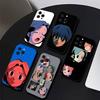 A-AOKIZY Animation Art Phone Case For IPhone 17 Air 16 15 14 13 Pro Max 11 12 Black Silicone Cover