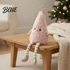 Cozy Aesthetic Room Accents Christmas Tree Plush Ornament with Dangling Legs Cute Soft Stuffed Figure Festive Figure Doll for Home Living