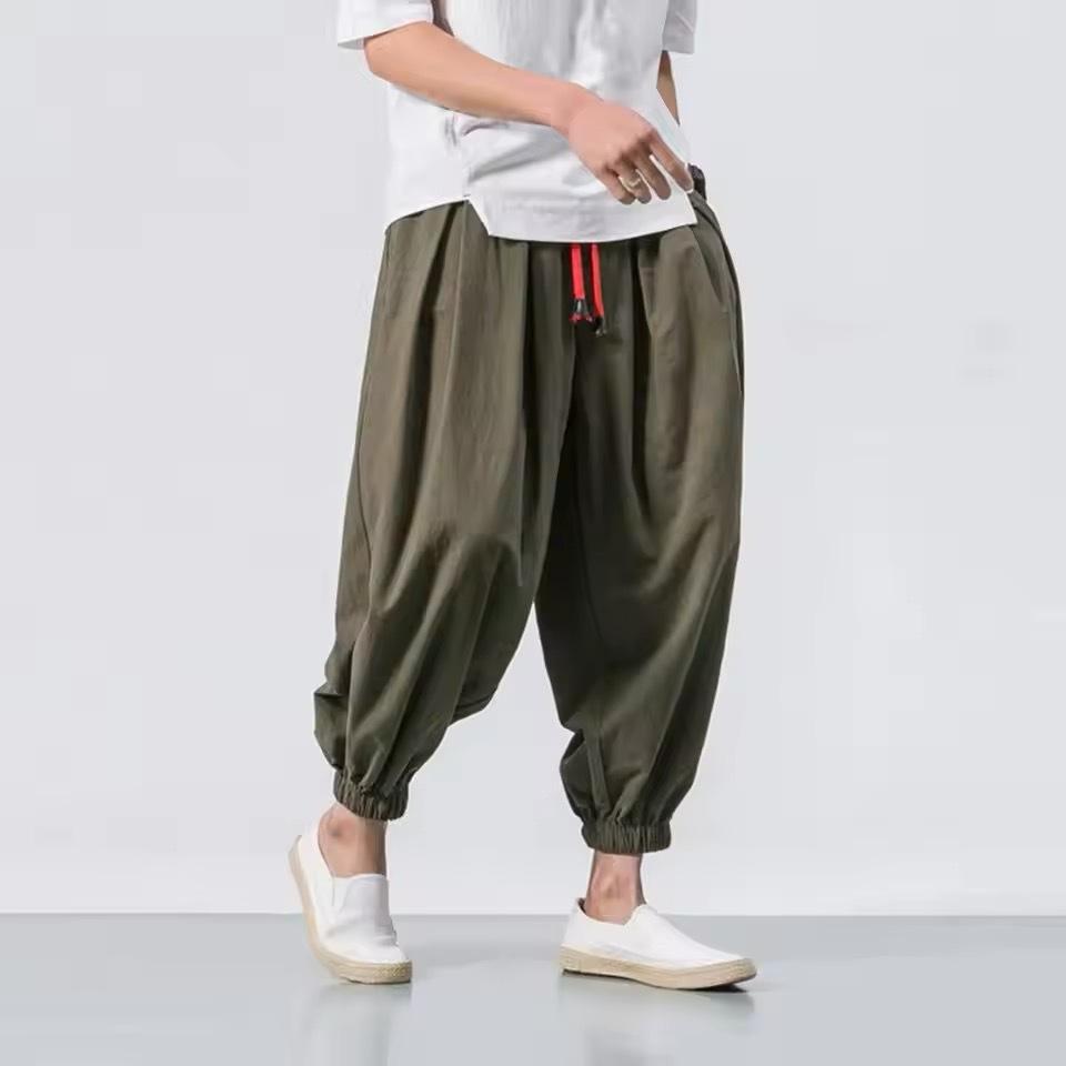 Design-sensible Niche Loose Men's Casual Trousers Harem Trousers Lantern Trousers