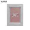2 Pieces Picture Frame Exquisite Photos Displaying Rack Desktop Ornament Table Frame Adornment for Decoration Storage Display  S