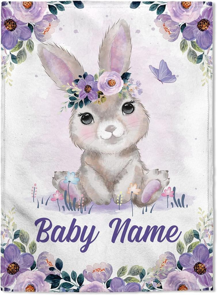 Customizable Blanket For Kids - Name Printed Christmas Children'S Day Birthday Gift Idea Soft Comfortable Blanket