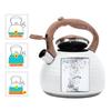 TeamSky Whistling Kettle, 2.8L Wide-Mouth, Large Capacity, 304 Stainless Steel, Non-Slip, Induction Compatible, Stylish, for Home Use, Kitchen Utensil