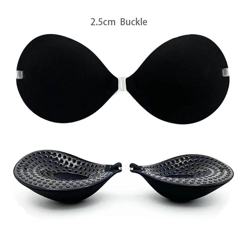 Thick Invisible Bra Thickened Chest Sticker Flat Chest Display Big Silicone Breast Sticker Bridal Wedding Dress 2.5CM