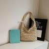 Fashion Crochet Straw Bag for Women Raffia Woven Tote Handbag New Hollow Clutch Beach Bag for Vacation Casual Totes CLE