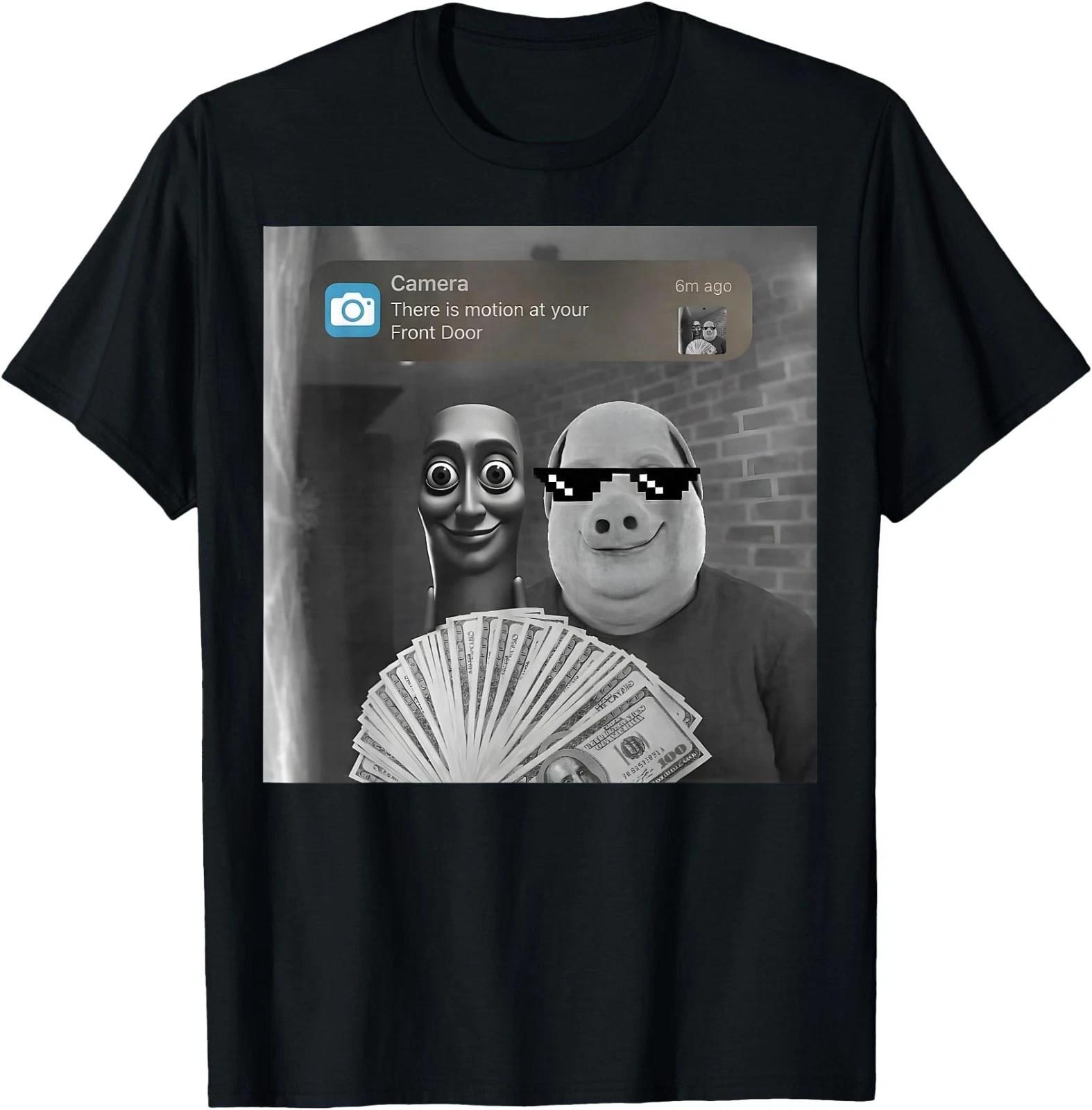 Tung Tung Tung Sahur John Pork Meme Brainrot Gifts Unisex T-Shirt, Gildan 5000 S разноцветный