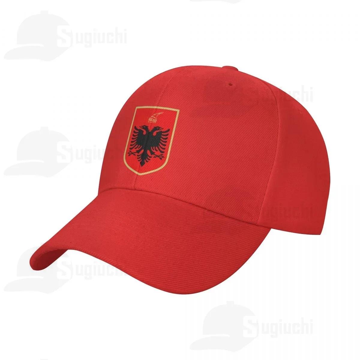 2025 National Emblem Of Albania Coat Of Arms Sun Baseball Cap Dad Hats Adjustable For Unisex WoUnisex Unisex Outdoor Hat One Size