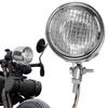Motorcycle Headlight Vintage Alloy Shell Lighting Bright Motorcycle Headlight For Bike Riding Night Driving Outdoor Camping
