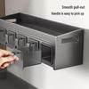 Wall-Mounted Kitchen Spice Organizer