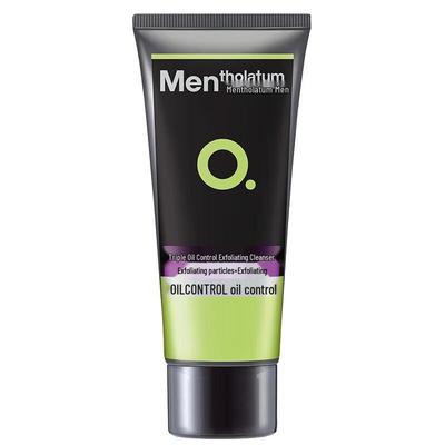 Mentholatum Men's Triple Oil Control Exfoliating Facial Cleanser