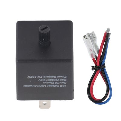 12V 3?PIN ajustável LED pisca-pisca relé pisca-pisca luz para motocicleta automotiva