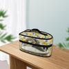 Iron Storage Bag Carrying Flower Printed Multifunctional Portable Pouch for Indoor