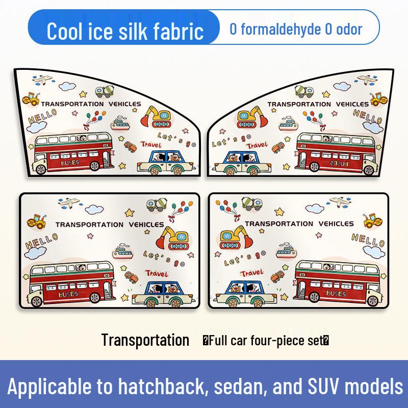 Children's Car Sunshade Curtains for Rear Windows