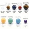 Solar System Natural Crystal Gemstones Set 9 Planets Sphere Ball Stone Galaxy Model Ornaments Gift Home Office Decor