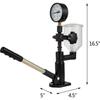 SucceBuy Diesel Fuel Injector Nozzles Tester with Scale Gauge Common Rail Pressure Tester Repair Tool for Automobiles Tractors