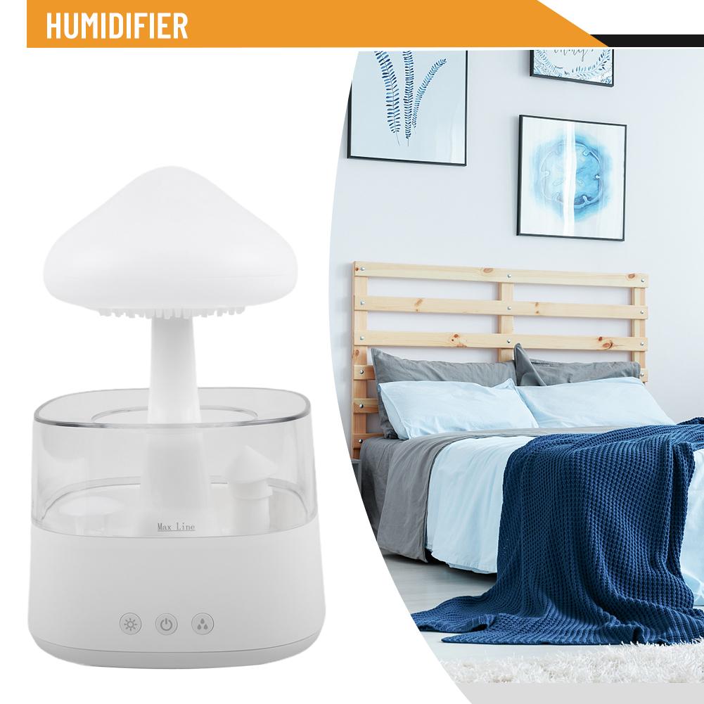 Cloud Rain Humidifier Home Office. 1 Pcs 2-in-1 2.4MHz 450ml Bottle Capacity 5v 2A Abs+plastic White Noise 30~50dB