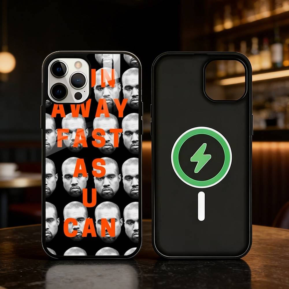 Funny Singer Kanye West Ye Clear Phone Case For iPhone 17,16,15,14,13,12,Plus,Pro,Max For Magnetic Wireless Charge